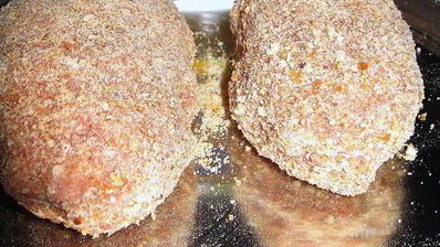 зразы с соленым огурчиком