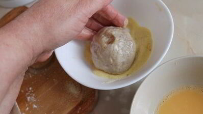 зразы с зеленым горошком и зеленью