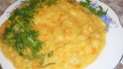 гороховая каша в микроволновке