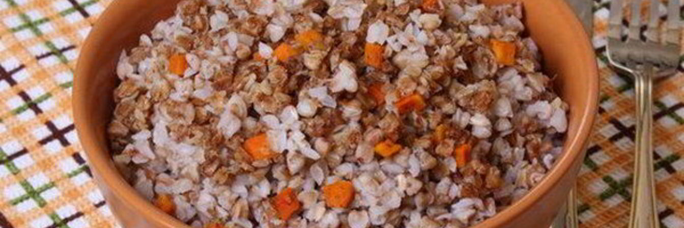 Душеновская гречка с мясным фаршем