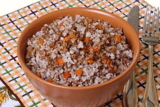 Душеновская гречка с мясным фаршем