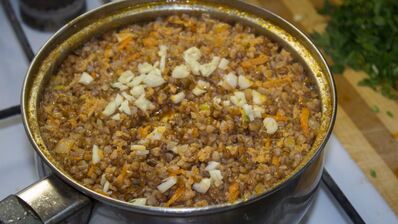 гречка по купечески с фаршем