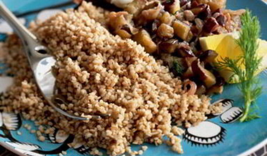 Рецепт гречки с баклажанами