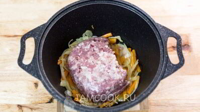 гречка с фаршем и грибами