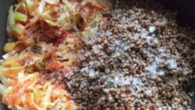 гречка с капустой