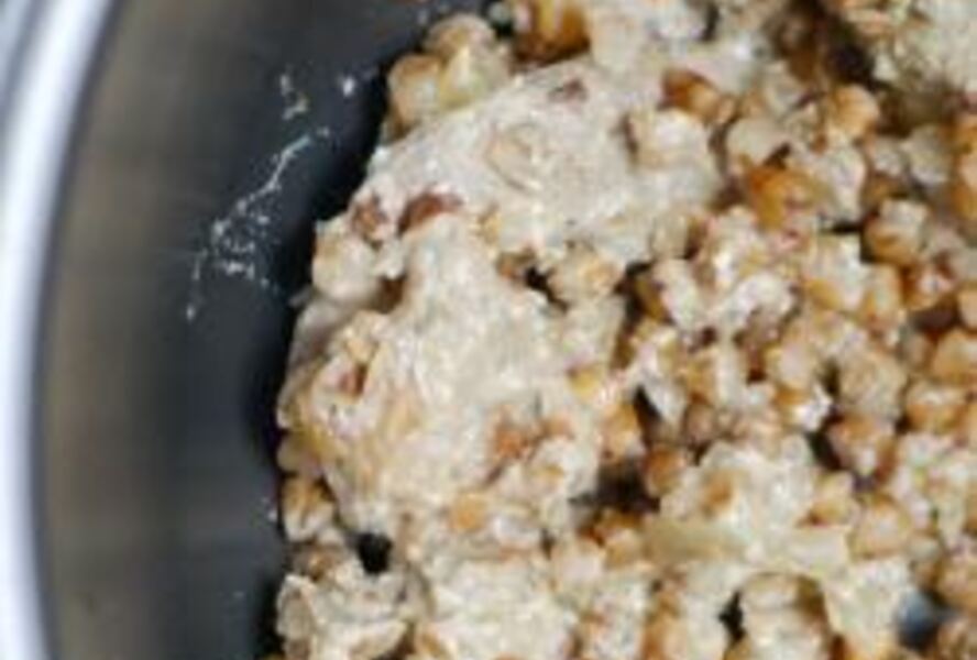 Гречка с куриной печенью в мультиварке