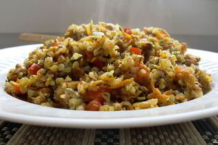 Гречка с курицей в мультиварке