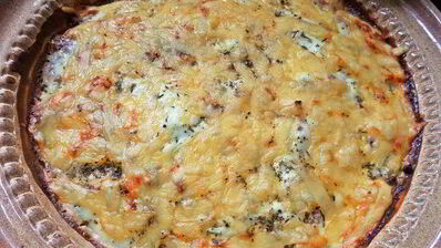 гречка с курочкой под сыром