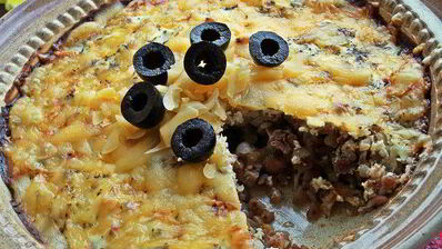 гречка с курочкой под сыром