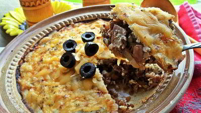 гречка с курочкой под сыром