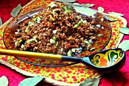 Гречка с мясом и корнеплодами