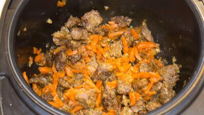 гречка с мясом и морковью в мультиварке