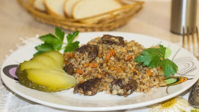 гречка с мясом и морковью в мультиварке