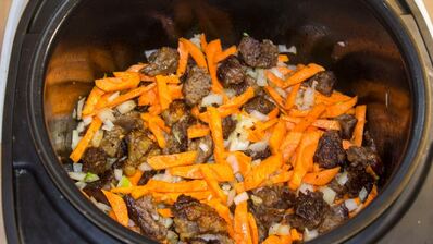 гречка с мясом и морковью в мультиварке