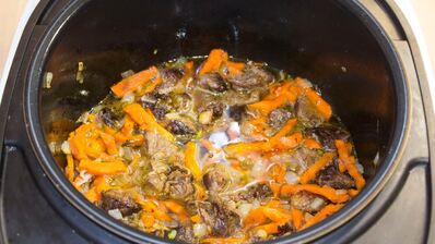 гречка с мясом и морковью в мультиварке