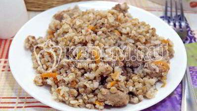 гречка с мясом в мультиварке