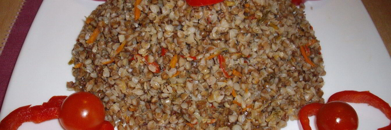 Гречка с овощами в мультиварке