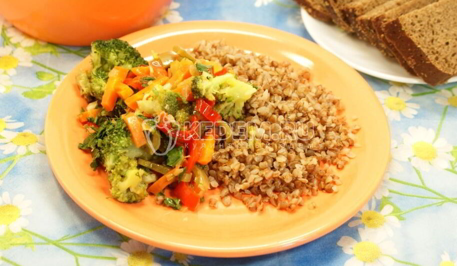 Рецепт гречки с овощами