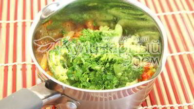 гречка с овощами