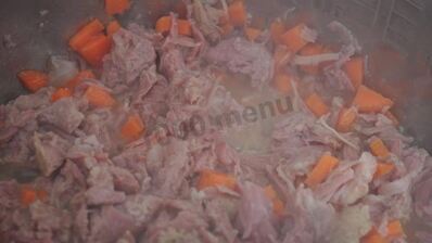 гречка с тушенкой ветчиной в мультиварке