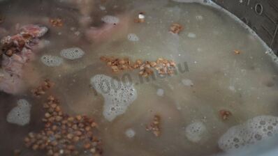 гречка с тушенкой ветчиной в мультиварке