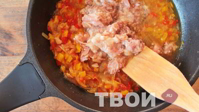 гречка с тушенкой