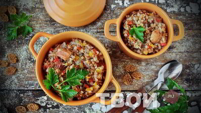 гречка с тушенкой
