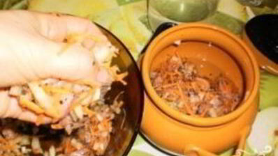 гречка в горшочках