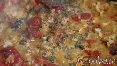 гречневая каша с болгарским перцем и фаршем