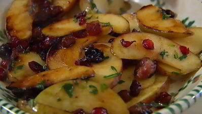 гречневая каша с фруктовой заправкой