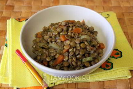 Каша из чечевицы