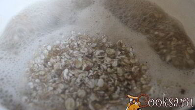 каша из многозерновых хлопьев с говядиной и сыром