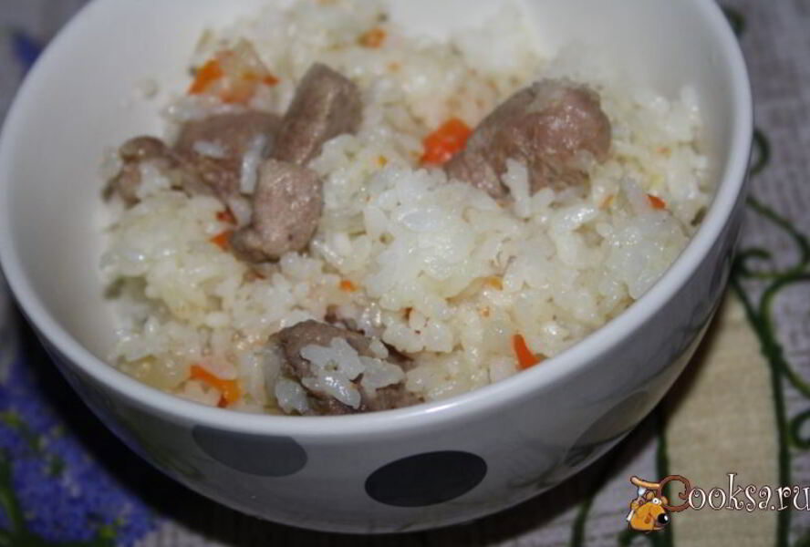 Каша рисовая с индейкой