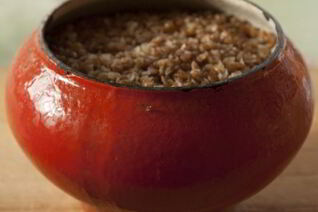 Каша в чугунке в духовке