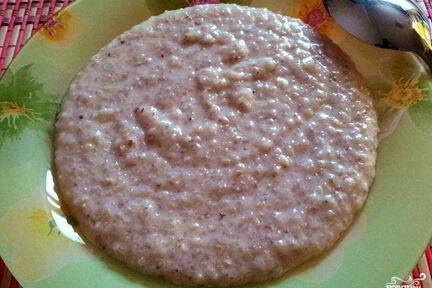 Каша ячневая на молоке