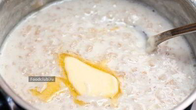 овсяная каша на молоке