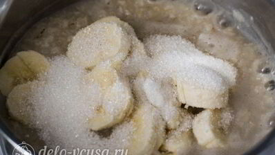 овсяная каша с бананом