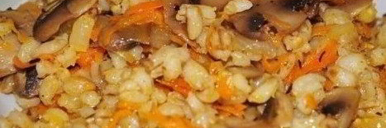 Перловая каша с грибами