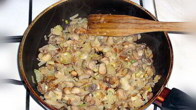 перловка с грибами