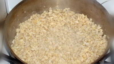 перловка с грибами