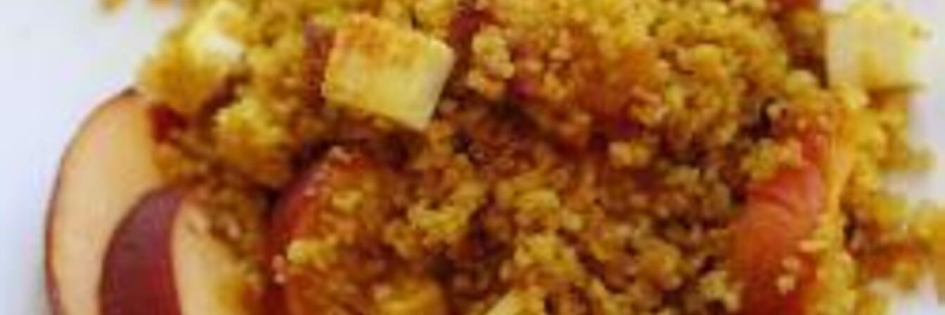 Пшеничная каша с фруктами