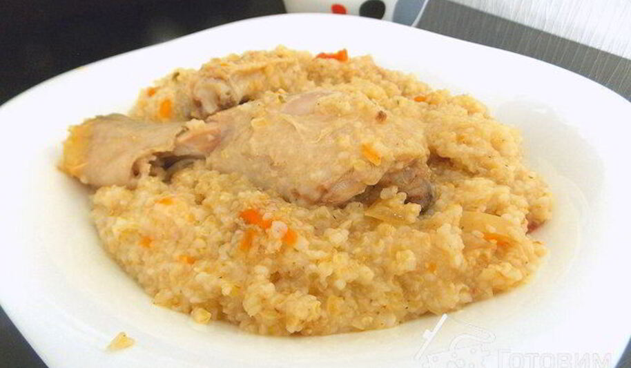 Рецепт пшеничной каши с курицей