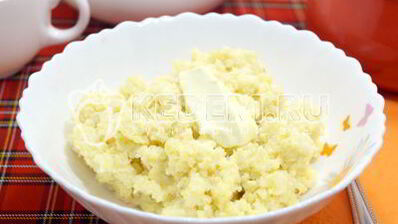 пшенная каша на молоке