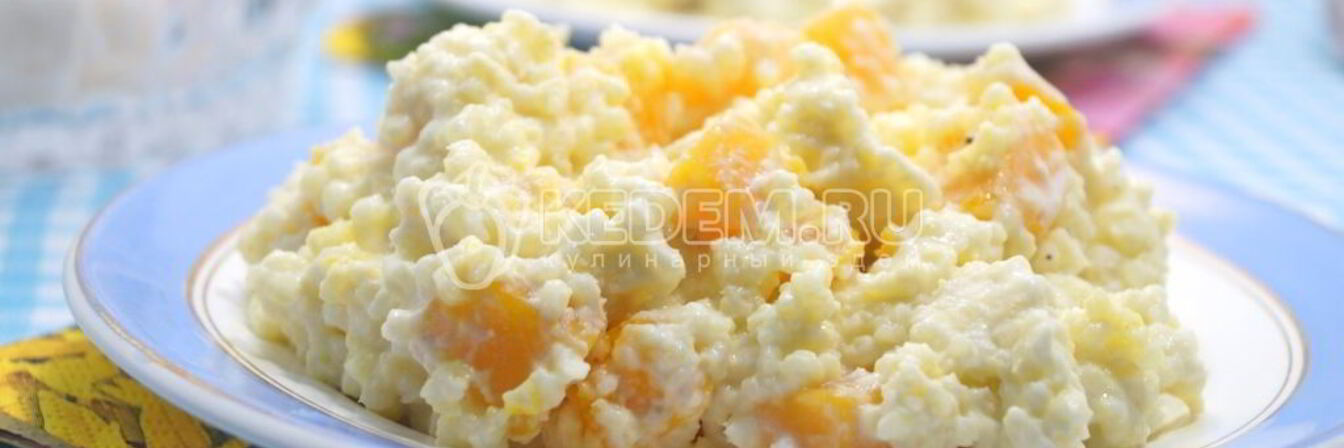 Пшенная каша с тыквой