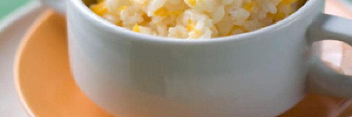 Рисовая молочная каша с тыквой