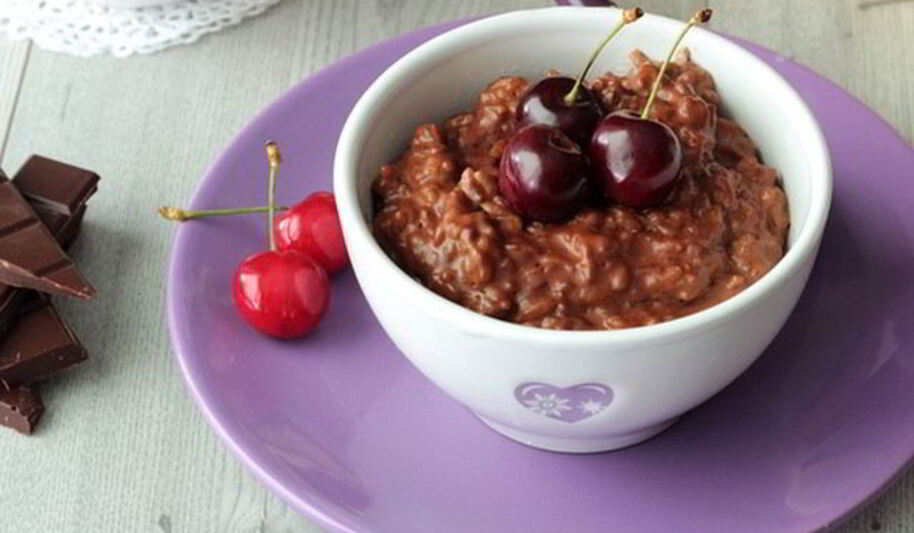 Рецепт шоколадной рисовой каши