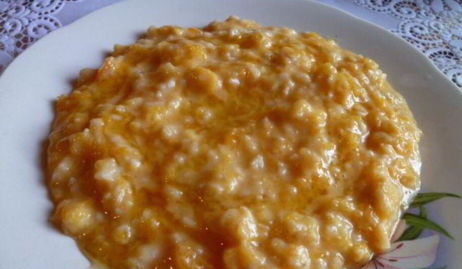 Рецепт тыквенной каши с овсянкой