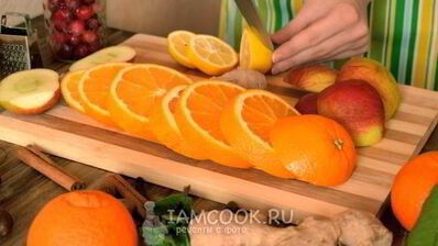 безалкогольный клюквенный пунш