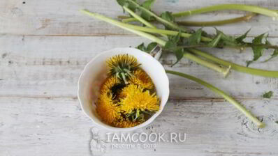 чай из одуванчиков