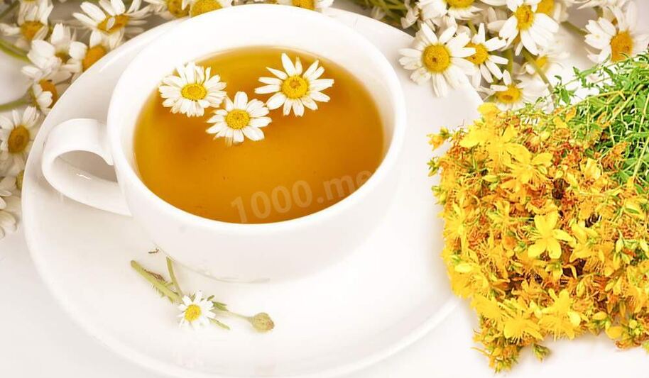 Рецепт чая ромашка зверобой